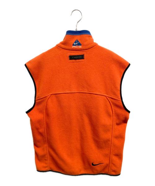 NIKE ACG（ナイキエーシージー）NIKE ACG (ナイキエーシージー) フリースベスト オレンジ サイズ:Mの古着・服飾アイテム