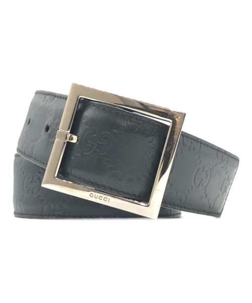 GUCCI（グッチ）GUCCI (グッチ) GG柄 レザーベルトの古着・服飾アイテム