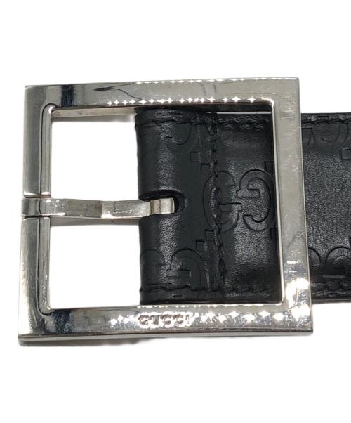 GUCCI（グッチ）GUCCI (グッチ) GG柄 レザーベルトの古着・服飾アイテム