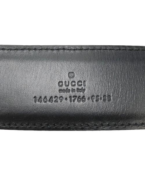 GUCCI（グッチ）GUCCI (グッチ) GG柄 レザーベルトの古着・服飾アイテム