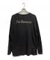 LABORATORY BERBERJINR (ラボラトリー ベルベルジンアール) ロングスリーブTシャツ ブラック サイズ:XL：8000円