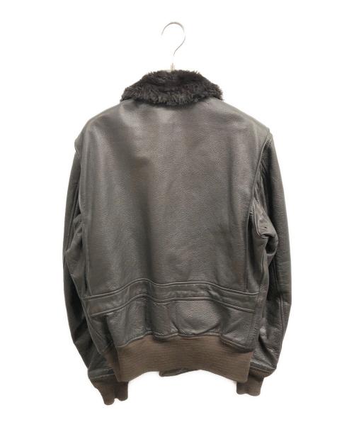 U'S NAVY（ユーエスネイビー）U'S NAVY (ユーエスネイビー) 80's G-1 USN Leather Flight Jacket ブラウン サイズ:40の古着・服飾アイテム