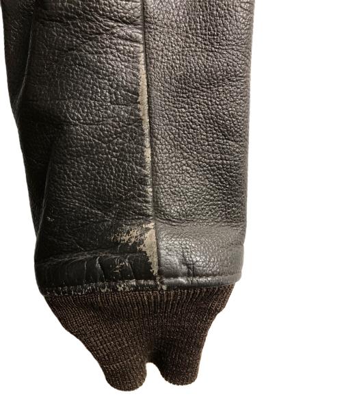 U'S NAVY（ユーエスネイビー）U'S NAVY (ユーエスネイビー) 80's G-1 USN Leather Flight Jacket ブラウン サイズ:40の古着・服飾アイテム