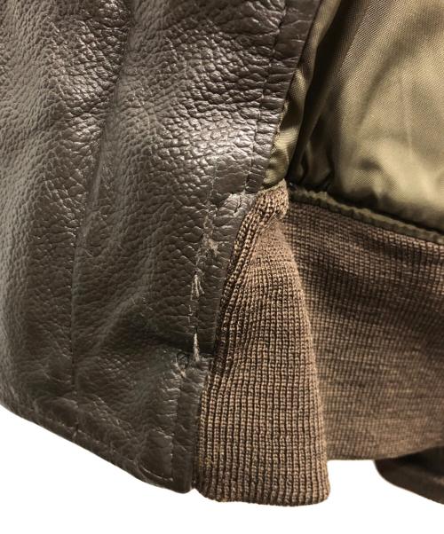 U'S NAVY（ユーエスネイビー）U'S NAVY (ユーエスネイビー) 80's G-1 USN Leather Flight Jacket ブラウン サイズ:40の古着・服飾アイテム