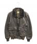 U'S NAVY（ユーエスネイビー）の古着「80's G-1 USN Leather Flight Jacket」｜ブラウン