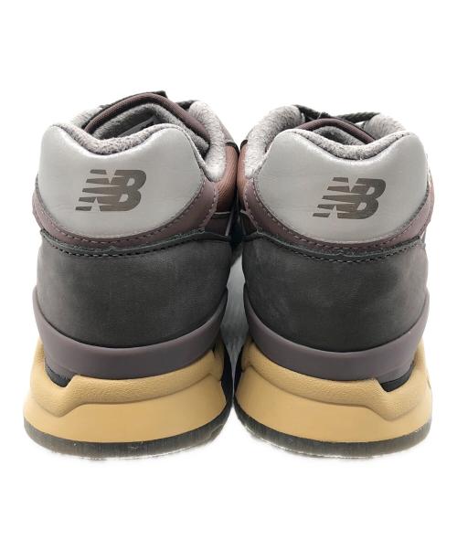 NEW BALANCE（ニューバランス）NEW BALANCE (ニューバランス) STONE ISLAND (ストーンアイランド) ローカットスニーカー ブラウン サイズ:US9の古着・服飾アイテム