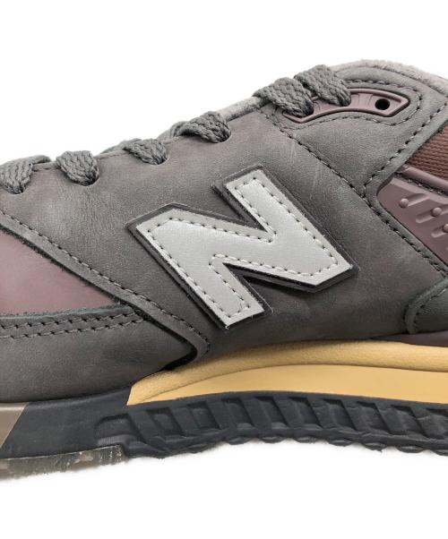 NEW BALANCE（ニューバランス）NEW BALANCE (ニューバランス) STONE ISLAND (ストーンアイランド) ローカットスニーカー ブラウン サイズ:US9の古着・服飾アイテム