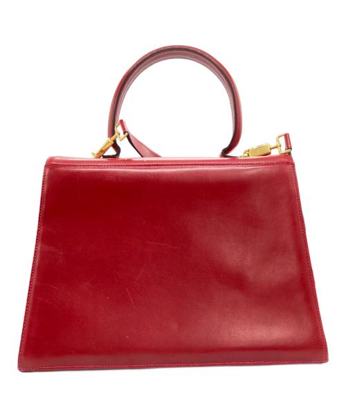 Salvatore Ferragamo（サルヴァトーレ フェラガモ）Salvatore Ferragamo (サルヴァトーレ フェラガモ) 2WAYバッグ レッドの古着・服飾アイテム