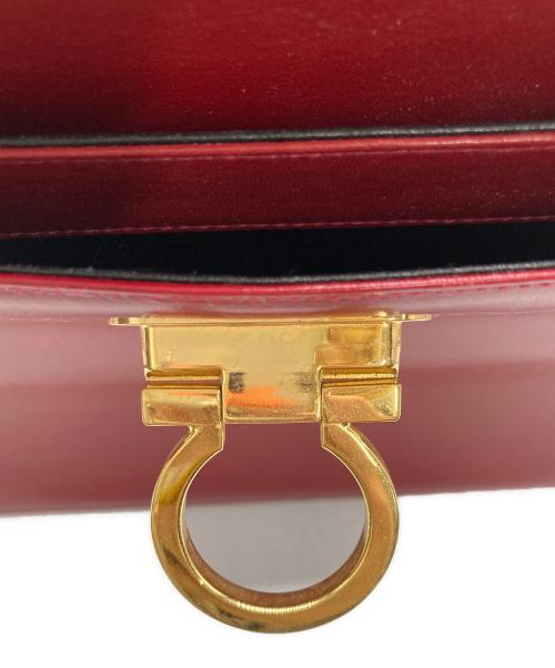 Salvatore Ferragamo（サルヴァトーレ フェラガモ）Salvatore Ferragamo (サルヴァトーレ フェラガモ) 2WAYバッグ レッドの古着・服飾アイテム