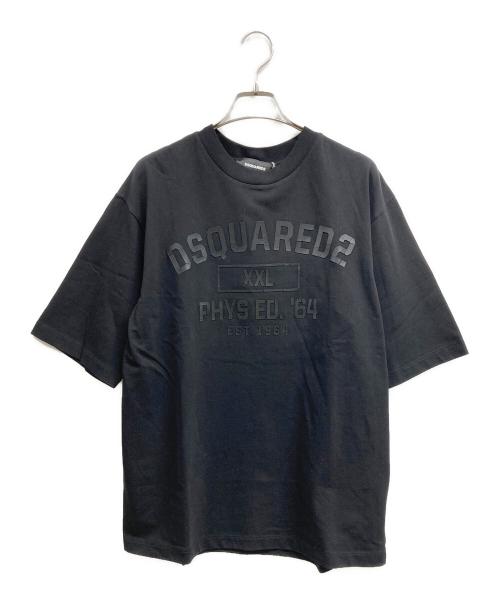 DSQUARED2（ディースクエアード）DSQUARED2 (ディースクエアード) プリントTシャツ ブラック サイズ:Sの古着・服飾アイテム