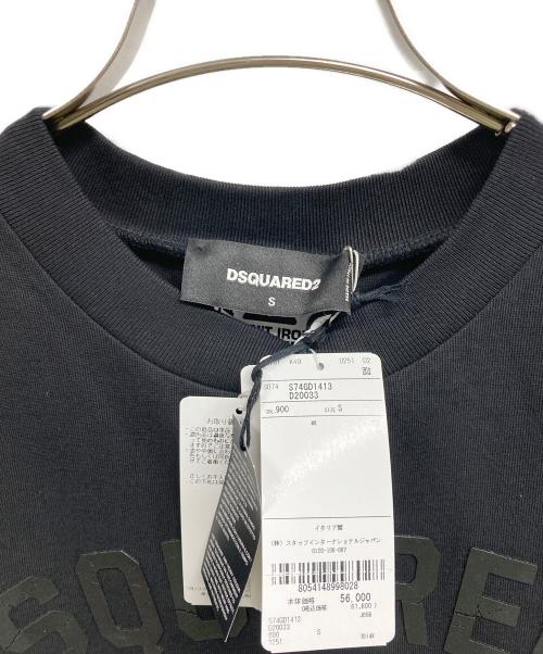DSQUARED2（ディースクエアード）DSQUARED2 (ディースクエアード) プリントTシャツ ブラック サイズ:Sの古着・服飾アイテム