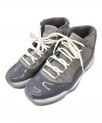 NIKEナイキ）の古着「AIR JORDAN 11 RETRO ハイカットスニーカー」｜グレー