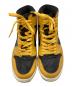 NIKE (ナイキ) AIR JORDAN 1 RETRO HIGH OG ハイカットスニーカー ブラック×イエロー サイズ:27.5：10000円