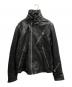 G-STAR RAW（ジースターロゥ）の古着「シングルライダースジャケット」｜ブラック