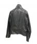G-STAR RAW (ジースターロゥ) シングルライダースジャケット ブラック サイズ:L：12000円
