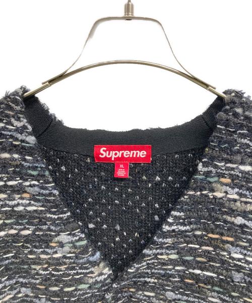 SUPREME（シュプリーム）Supreme (シュプリーム) 25FW Textured Cardigan ブラック サイズ:XLの古着・服飾アイテム