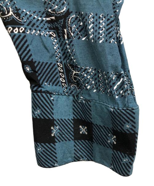 N.HOOLYWOOD（エヌ ハリウッド）N.HOOLYWOOD (エヌ ハリウッド) EX.ALOHA LS SH ブルー サイズ:36の古着・服飾アイテム