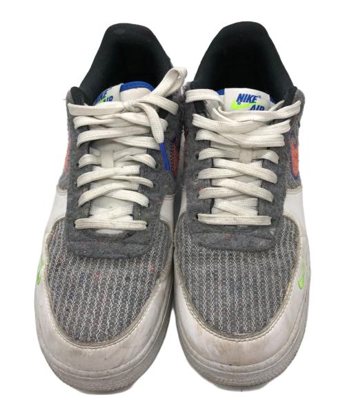 NIKE（ナイキ）NIKE (ナイキ) ナイキ エアフォース1 '07 リサイクルジャージ/NIKEスニーカー グレー サイズ:27.5の古着・服飾アイテム