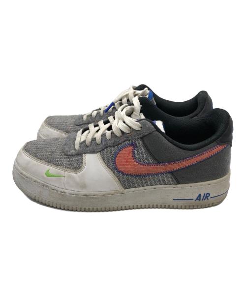 NIKE（ナイキ）NIKE (ナイキ) ナイキ エアフォース1 '07 リサイクルジャージ/NIKEスニーカー グレー サイズ:27.5の古着・服飾アイテム