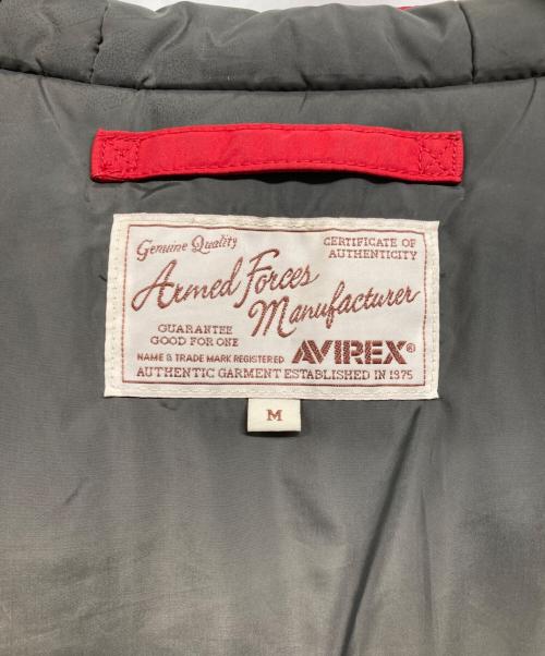 AVIREX（アヴィレックス）AVIREX (アヴィレックス) 中綿ジャケット レッド サイズ:Mの古着・服飾アイテム