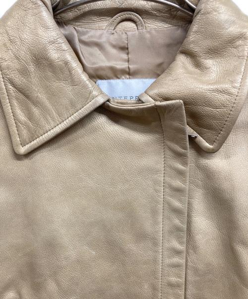 ANTEPRIMA（アンテプリマ）ANTEPRIMA (アンテプリマ) レザーコート ベージュ サイズ:40の古着・服飾アイテム
