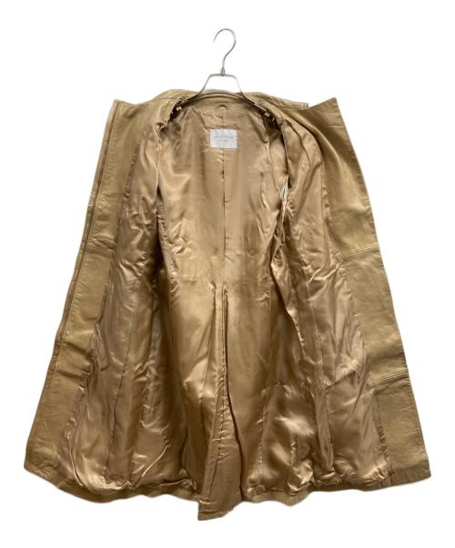 ANTEPRIMA（アンテプリマ）ANTEPRIMA (アンテプリマ) レザーコート ベージュ サイズ:40の古着・服飾アイテム