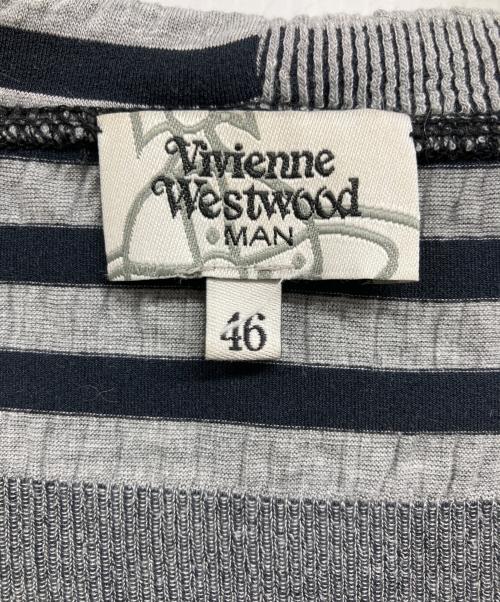 Vivienne Westwood man（ヴィヴィアン ウェストウッド マン）Vivienne Westwood man (ヴィヴィアン ウェストウッド マン) ジップパーカー グレー サイズ:46の古着・服飾アイテム