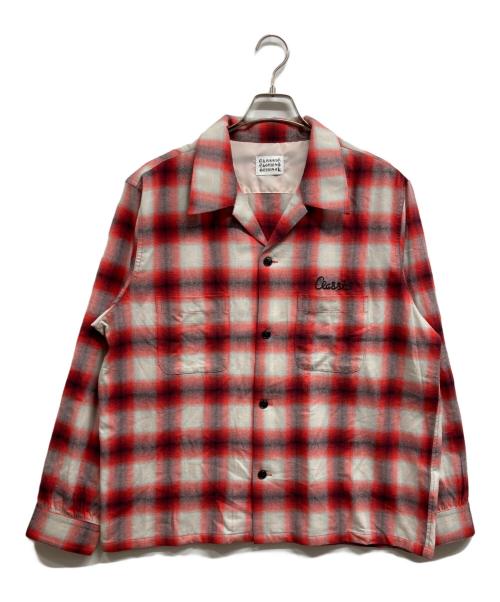 classic clothing original（クラシッククロージングオリジナル）classic clothing original (クラシッククロージングオリジナル) 長袖シャツ レッド サイズ:XLの古着・服飾アイテム