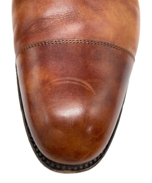 SHETLAND FOX（シェットランドフォックス）SHETLAND FOX (シェットランドフォックス) ストレートチップシューズ ブラウン サイズ:9の古着・服飾アイテム