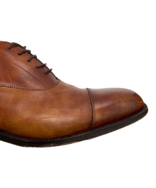 SHETLAND FOX（シェットランドフォックス）SHETLAND FOX (シェットランドフォックス) ストレートチップシューズ ブラウン サイズ:9の古着・服飾アイテム