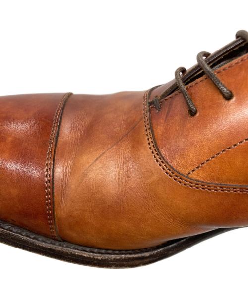 SHETLAND FOX（シェットランドフォックス）SHETLAND FOX (シェットランドフォックス) ストレートチップシューズ ブラウン サイズ:9の古着・服飾アイテム