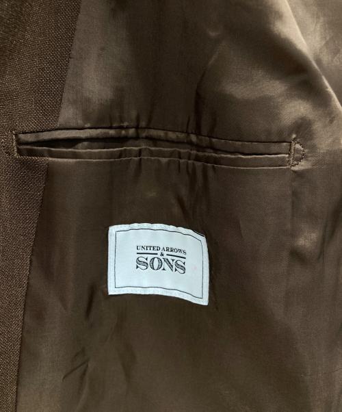UNITED ARROWS & SONS（ユナイテッドアローズ アンド サンズ）UNITED ARROWS & SONS (ユナイテッドアローズ アンド サンズ) ブレザー ブラウン サイズ:Mの古着・服飾アイテム