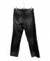 Supreme (シュプリーム) Distressed Loose Fit Selvedge Jeans ブラック サイズ:W32：30000円