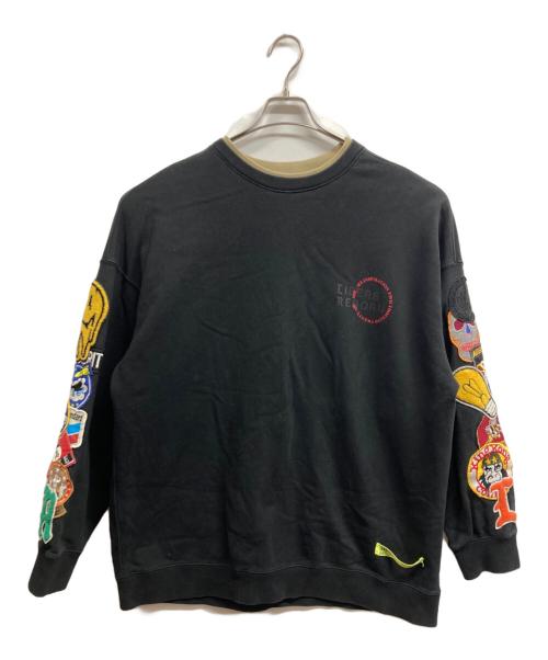 LIBERE（リベーレ）LIBERE (リベーレ) クルーネックスウェット ブラック サイズ:Mの古着・服飾アイテム