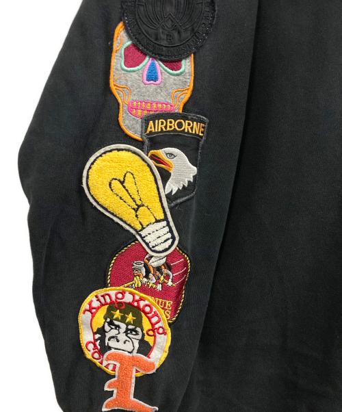 LIBERE（リベーレ）LIBERE (リベーレ) クルーネックスウェット ブラック サイズ:Mの古着・服飾アイテム