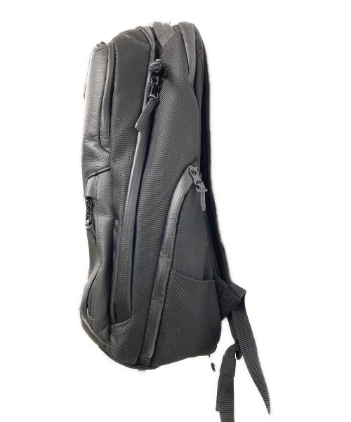 BROSKI and SUPPLY（ブロスキーアンドサプライ）BROSKI AND SUPPLY (ブロスキーアンドサプライ) 防水レザーバックパック ブラックの古着・服飾アイテム