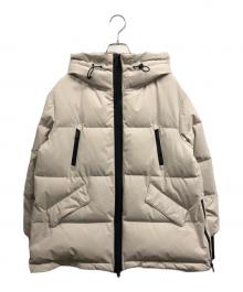 nano・universe×西川ダウン（ナノ・ユニバース×ニシカワダウン）の古着「ソロテックスラミネートAラインダウン」｜アイボリー