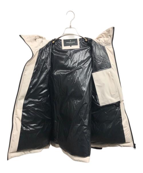 nano・universe（ナノ・ユニバース）nano・universe (ナノ・ユニバース) 西川ダウン (ニシカワダウン) ソロテックスラミネートAラインダウン アイボリー サイズ:36の古着・服飾アイテム