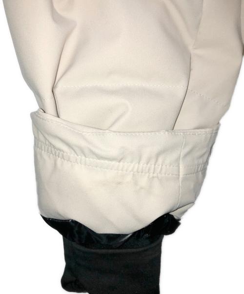 nano・universe（ナノ・ユニバース）nano・universe (ナノ・ユニバース) 西川ダウン (ニシカワダウン) ソロテックスラミネートAラインダウン アイボリー サイズ:36の古着・服飾アイテム
