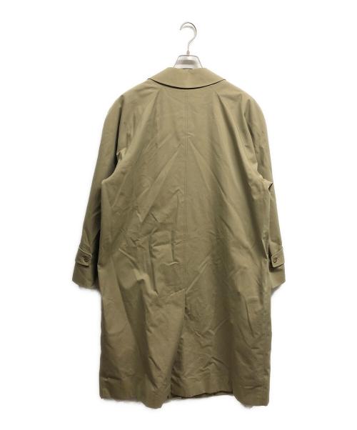 Aquascutum（アクアスキュータム）Aquascutum (アクアスキュータム) 比翼ステンカラーコート ベージュ サイズ:ーの古着・服飾アイテム