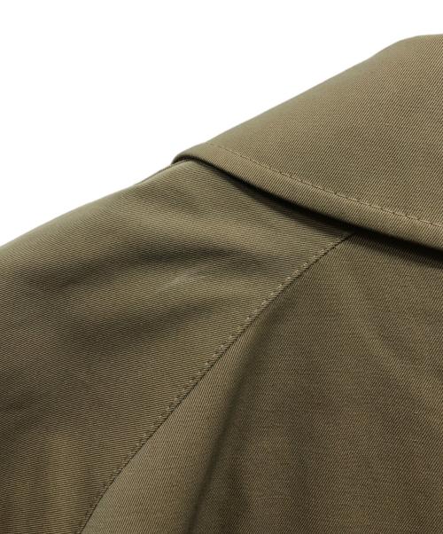 Aquascutum（アクアスキュータム）Aquascutum (アクアスキュータム) 比翼ステンカラーコート ベージュ サイズ:ーの古着・服飾アイテム
