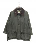 Barbourバブアー）の古着「OS OVERSIZED WAX BEAUFORT」｜グリーン