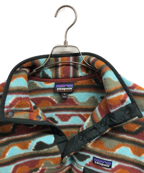 Patagonia（パタゴニア）Patagonia (パタゴニア) ライトウェイト シンチラ スナップT ブラウン×ブルー サイズ:Mの古着・服飾アイテム