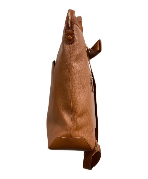 COLE HAAN（コールハーン）COLE HAAN (コールハーン) レザー 2WAYトートバッグ ブラウンの古着・服飾アイテム