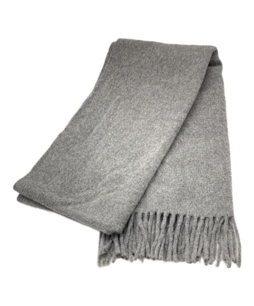 Acne studios（アクネ ストゥディオズ）ACNE STUDIOS (アクネ ストゥディオズ) フリンジウールスカーフ グレーの古着・服飾アイテム
