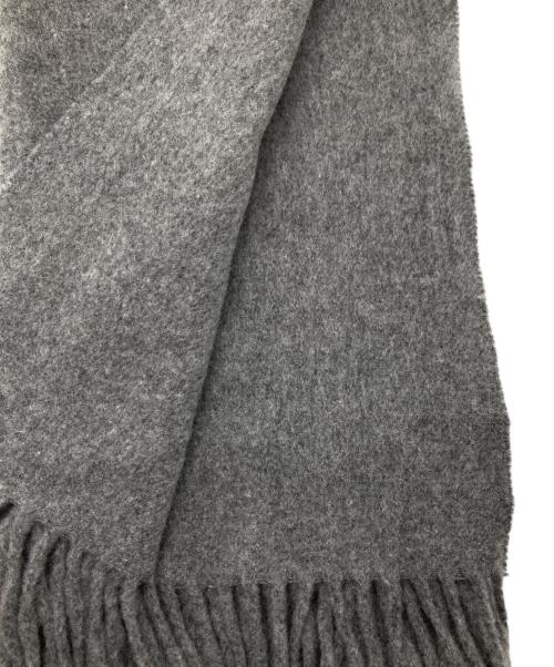 Acne studios（アクネ ストゥディオズ）ACNE STUDIOS (アクネ ストゥディオズ) フリンジウールスカーフ グレーの古着・服飾アイテム