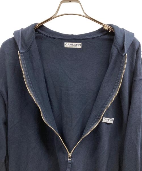 CAHLUMN（カウラム）CAHLUMN (カウラム) ハーフジップパーカー ネイビー サイズ:Lの古着・服飾アイテム