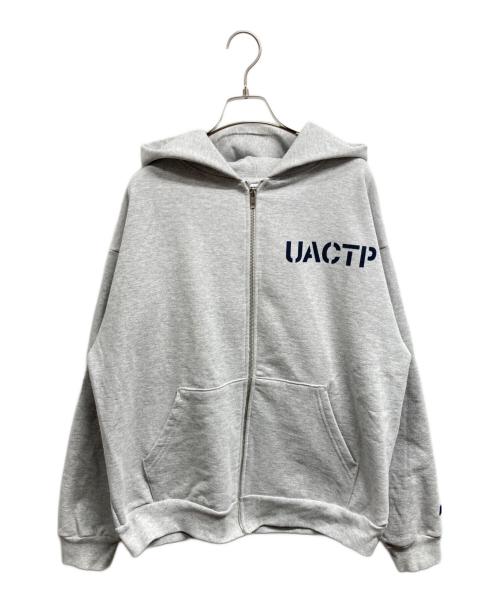 UNDEFEATED（アンディフィーテッド）UNDEFEATED (アンディフィーテッド) UACTP XXL ZIP HOOD グレー サイズ:Lの古着・服飾アイテム