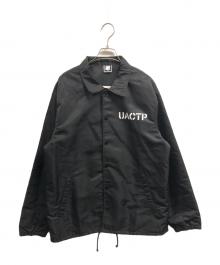 UNDEFEATED（アンディフィーテッド）の古着「UACTP STENCIL COACHES JACKET」｜ブラック