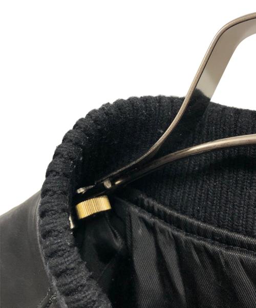 UNDEFEATED（アンディフィーテッド）UNDEFEATED (アンディフィーテッド) LEATHER VARSITY JACKET ブラック サイズ:Lの古着・服飾アイテム